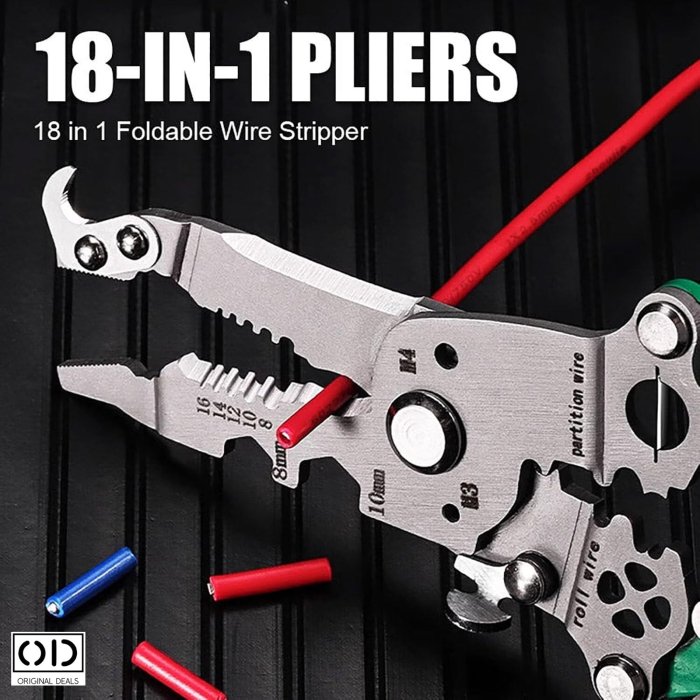 Cleste Multifunctional 18 Functii, Otel Galvanizat, Pliabil, Gri – ORIGINAL DEALS [4]