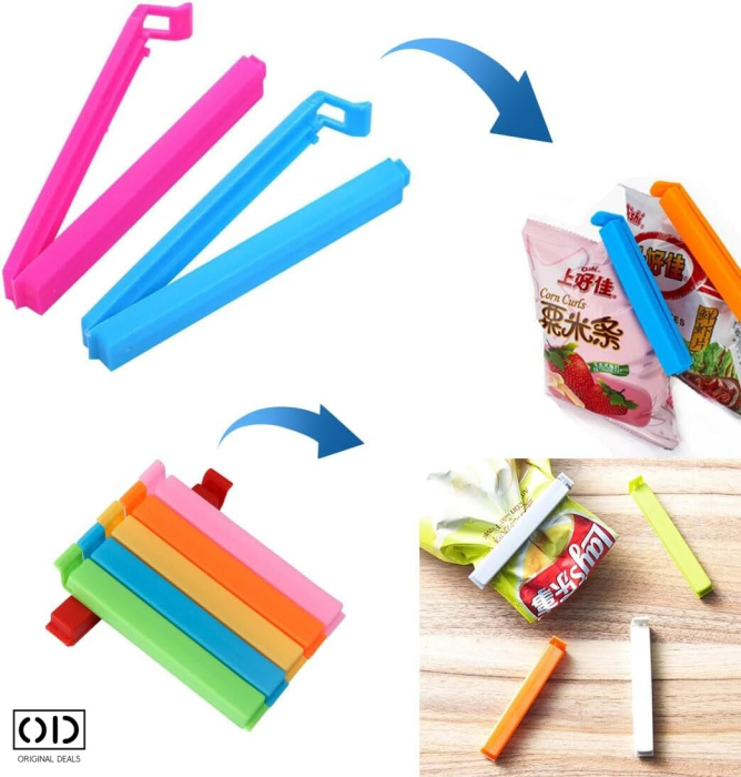 clips sigilat pungi alimentare original deals clipsuri pentru pungi pvc multicolor accesorii bucatarie clips sigilare pungi clips reutilizabil pentru alimente set 10 bucati clipsuri etansare pungi 11 cm clipsuri sigilare paine cafea snacks clipsuri multicolore pentru bucatarie accesorii depozitare pungi alimentare clipsuri eco friendly reutilizabile bucatarie clips pentru pungi calatorii picnic organizare [4]