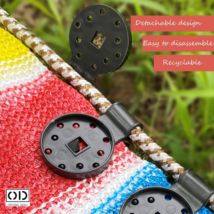 clipsuri fixare plasa umbrire, clipsuri plasa camuflaj, clipsuri plastic PVC, clipsuri rezistente UV, clipsuri prindere plasa gradina, clipsuri pentru plase de umbrire, clipsuri montaj plasa camuflaj, clipsuri prindere plasa camping, [7]