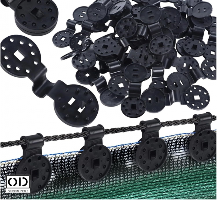 clipsuri fixare plasa umbrire, clipsuri plasa camuflaj, clipsuri plastic PVC, clipsuri rezistente UV, clipsuri prindere plasa gradina, clipsuri pentru plase de umbrire, clipsuri montaj plasa camuflaj, clipsuri prindere plasa camping, [19]