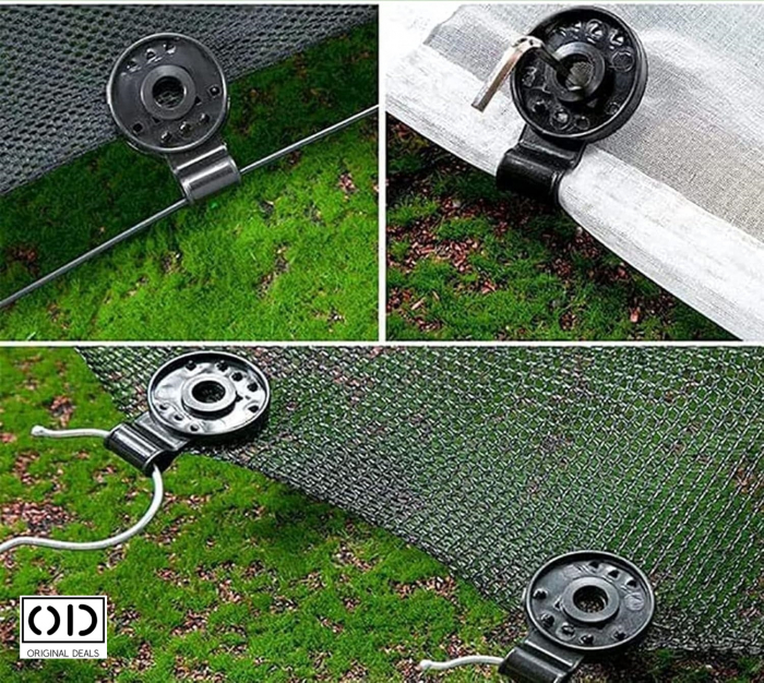 clipsuri fixare plasa umbrire, clipsuri plasa camuflaj, clipsuri plastic PVC, clipsuri rezistente UV, clipsuri prindere plasa gradina, clipsuri pentru plase de umbrire, clipsuri montaj plasa camuflaj, clipsuri prindere plasa camping, [10]