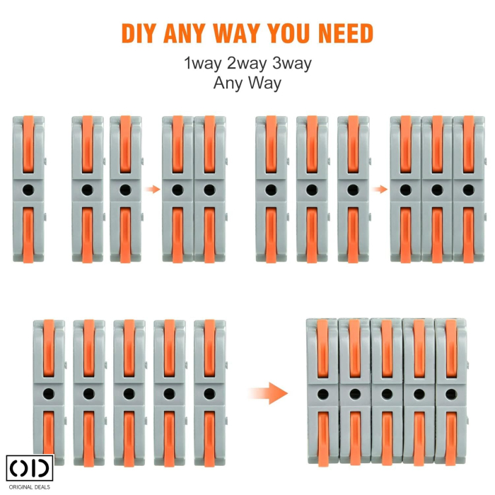 Conectori Electrice Rapizi 1 Cale – Set 50 Bucati – ORIGINAL DEALS [17]