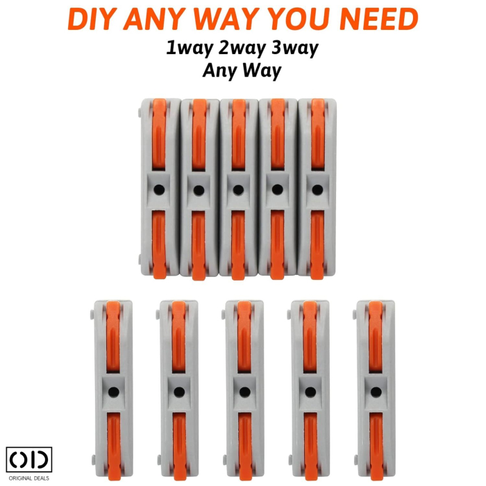 Conectori Electrice Rapizi 1 Cale – Set 50 Bucati – ORIGINAL DEALS [5]