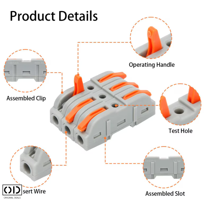 Conectori Electrice Rapizi 1 Cale – Set 50 Bucati – ORIGINAL DEALS [11]