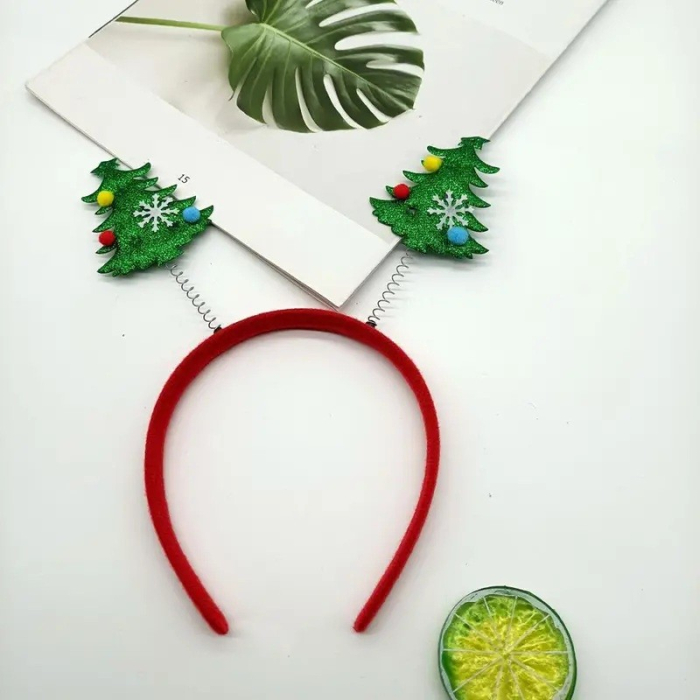 Coronita Decorativa, , Tema Craciun, 12 x 25 cm, Model Brazi de Craciun, Marime Universala, Multicolor [5]