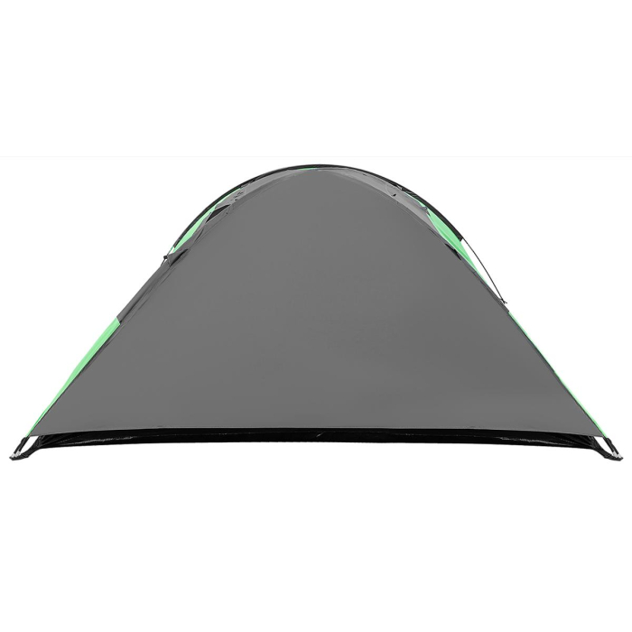 Cort camping 4 persoane cu antreu, protectie UV, impermeabil 3000 mm, 330x250x105 cm, gri [20]