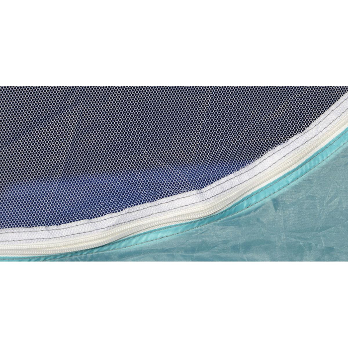 Cort camping iglu, 4 persoane, impermeabil, plasa anti-insecte, 240x210x130 cm, gri [8]