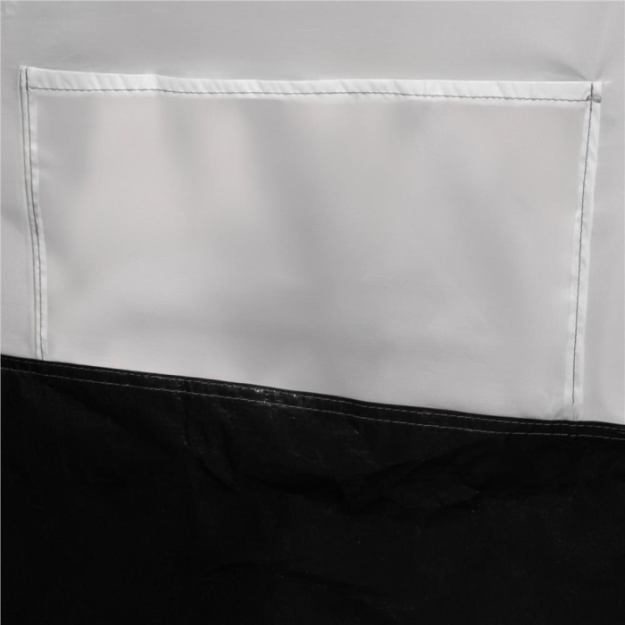 Cort camping, impemeabil, 2 camere + hol, 4 locuri, 460x200x245cm, verde [12]