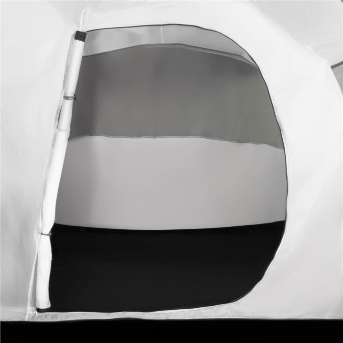 Cort camping, impemeabil, 2 camere + hol, 4 locuri, 460x200x245cm, verde [15]