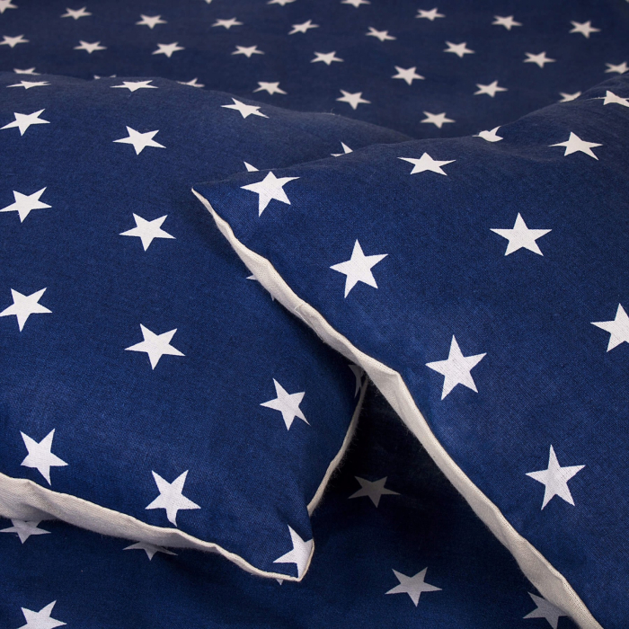 Cort copii Sersimo stil indian Teepee Tent cu fereastra, covoras gros si 2 perne, alb albastru inchis cu stelute [11]