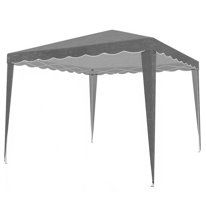 Cort pavilion de gradina pliabil automat pop-up, impermeabil, cu protectie UV, 300x300cm, gri [1]