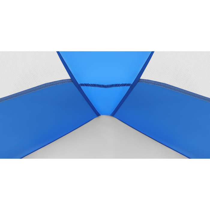 Cort plaja pentru 4 persoane, cu podea, protectie UV, 273x195x177 cm, albastru [13]