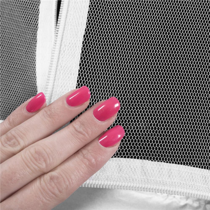 Cort plaja sau camping, impemeabil, cu protectie UV, 4 locuri, 210x240x130cm, gri albastru [10]