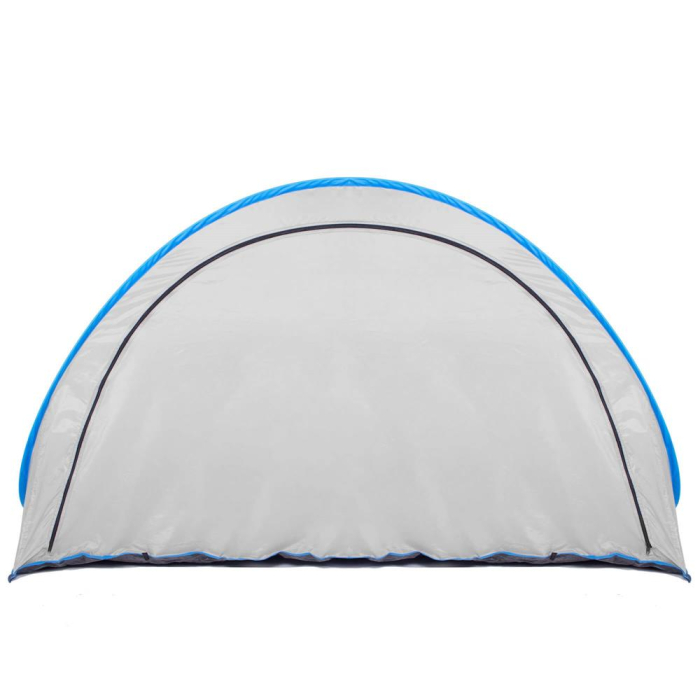 Cort plaja si picnic semi-deschis Sersimo, protectie UV, 200x120x110cm, gri [21]