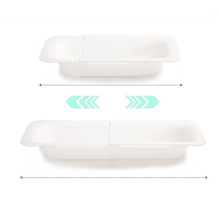 Cos de Scurgere pentru Chiuveta de Bucatarie, , Plastic, Telescopic, 36x20x5 cm, Alb [4]