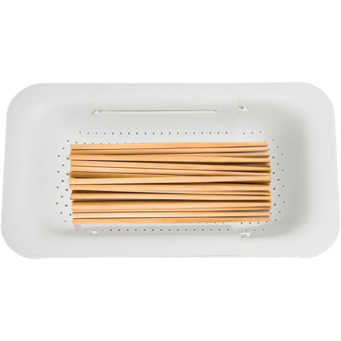 Cos de Scurgere pentru Chiuveta de Bucatarie, , Plastic, Telescopic, 36x20x5 cm, Alb [8]