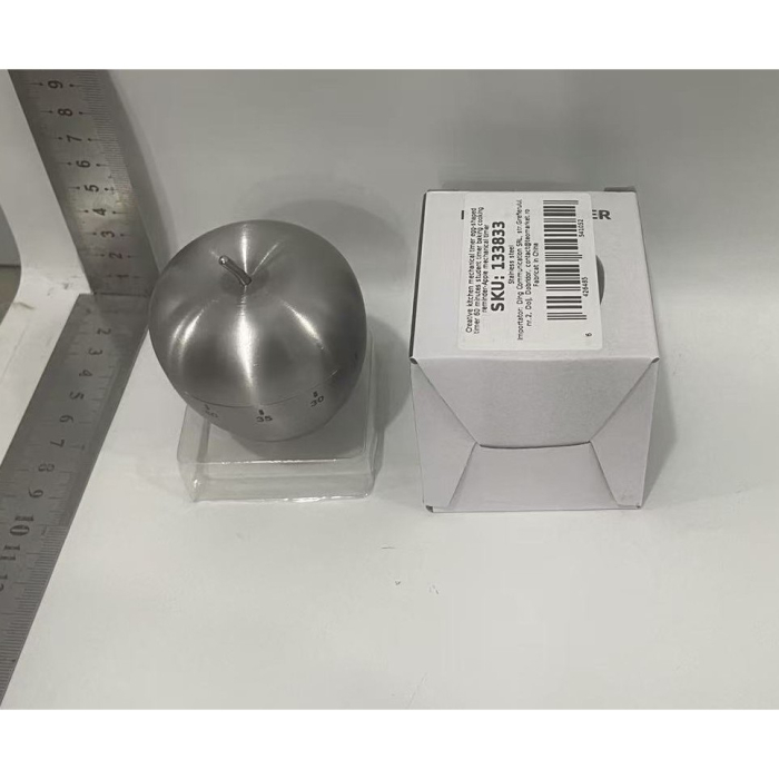 Cronometru de Bucatarie, , Mecanic, Forma de Mar, din Otel Inoxidabil, 60 min Timer, 7.5 x 6.2 cm, Argintiu [2]