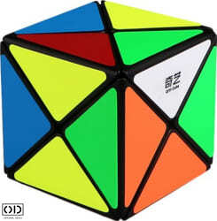 Cub Magic Rubik Puzzle Fun, Jucarie Inteligenta Antistres, cu Triunghiuri pe 6 Fete Colorate, Premium PVC, Original Deals [4]