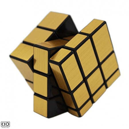 Cub Rubik 3D Magic Inteligent, Jucarie Antistres, 5.5cm, Auriu, Original Deals® [11]