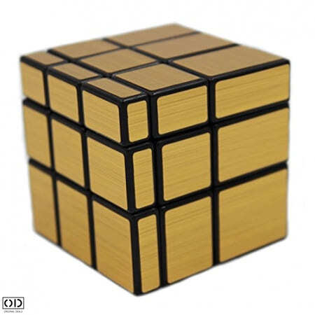 Cub Rubik 3D Magic Inteligent, Jucarie Antistres, 5.5cm, Auriu, Original Deals® [8]