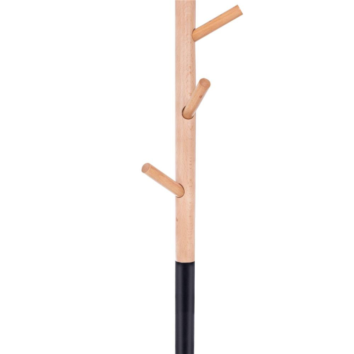 Cuier tip pom din metal Sersimo, 6 agatatoare, 180cm, negru maro [3]