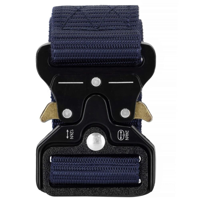 Curea centura Tactical Combat pentru barbati 3.5 x 125 cm, rezistent, albastru inchis [14]