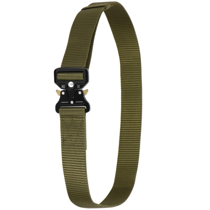 Curea centura Tactical Combat pentru barbati 3.5 x 125 cm, rezistent, verde [2]