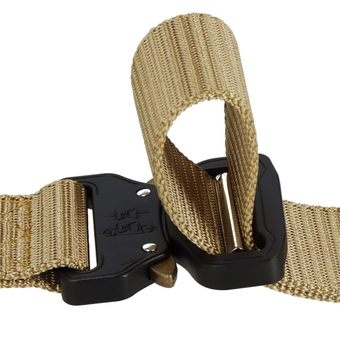 Curea centura Tactical Combat pentru barbati 3.7x125cm, rezistent, maro [17]