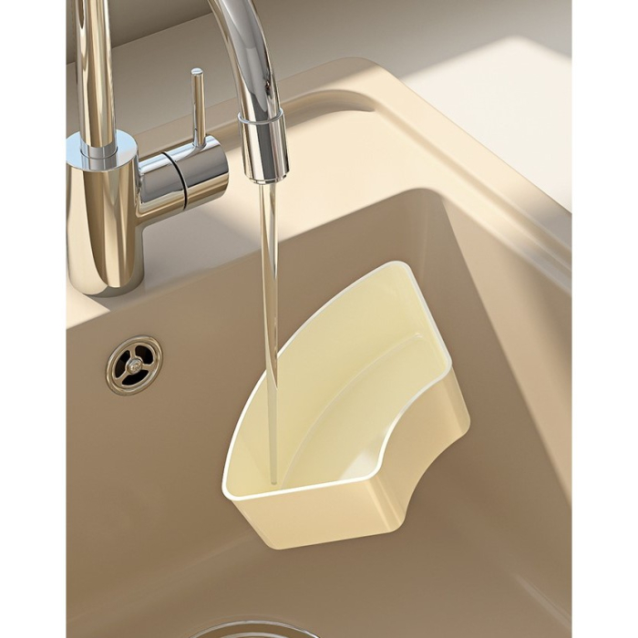 Cutie de Depozitare pentru Alimente, , cu 6 Compartimente, pentru Condimente, Fructe, Legume, cu Manere de Prindere, Rotativa 360 de Grade, Inchidere Ermetica, 32x10 cm, Alba [11]