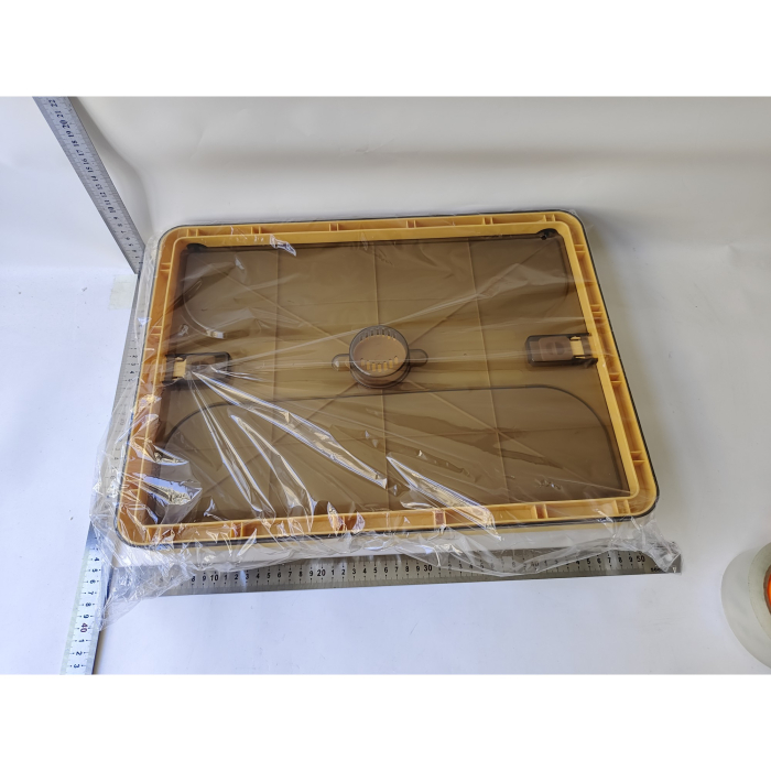 Cutie de depozitare pliabila, , Cu capac, 40 L, Plastic, 47x35x24.5 cm, Portocaliu [9]