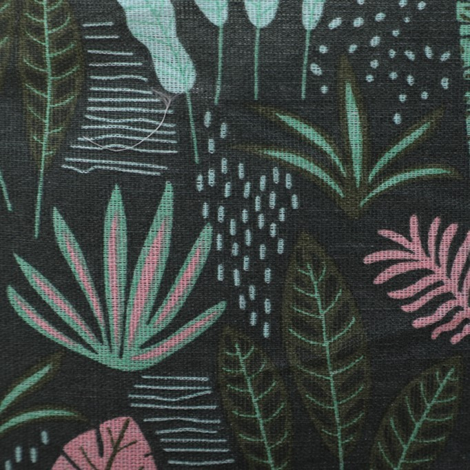 Cutie de Depozitare Pliabila, , Impermeabila, cu Snur, Capacitate 100 L, cu Manere, 50x50x40cm, Model Frunze, Verde [3]