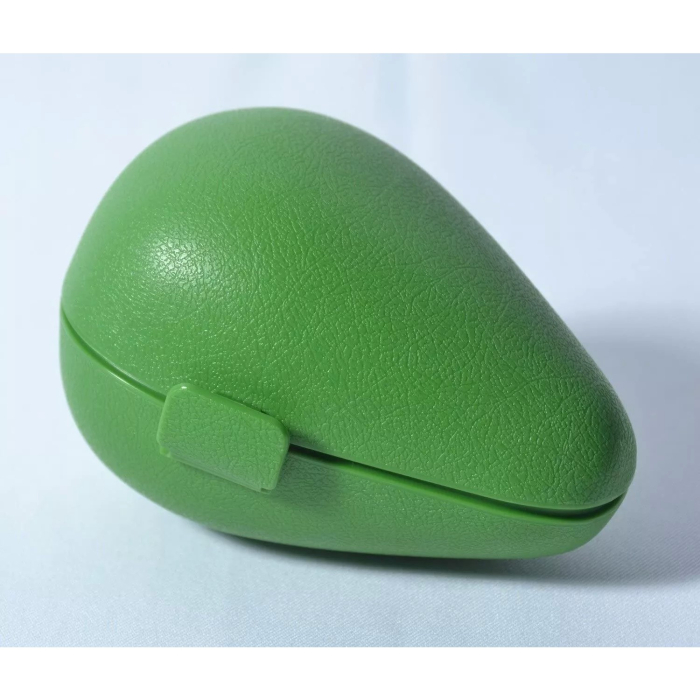 Cutie de depozitare si pastrare a alimentelor, Plastic, , Model Avocado, 8.4x8.4x12.3 cm, Verde [3]