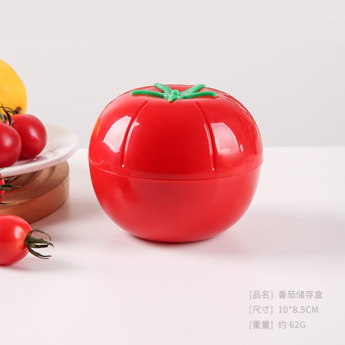 Cutie de depozitare si pastrare a alimentelor, Plastic, , Model Rosie, 10x10x8.5 cm, Rosie [3]