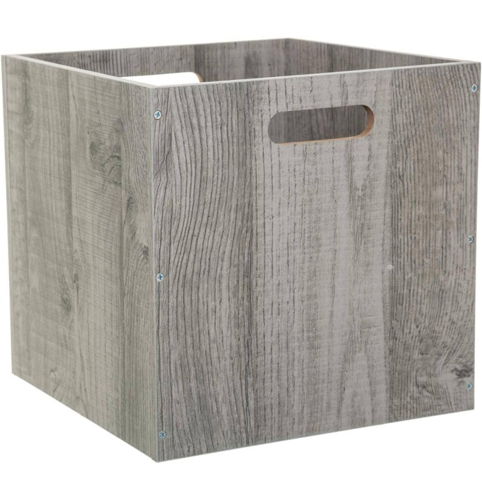Cutie depozitare 5Five din lemn MDF, pentru raft, 30x30x30 cm, gri [1]