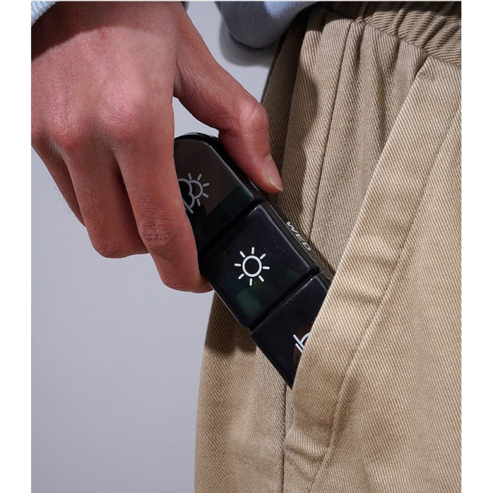 Cutie Depozitare Medicamente, , 7 Zile, 21 Compartimente, Cutie Suport, Recipiente Detasabile, Portabila, Negru, 15.6x12 cm [4]