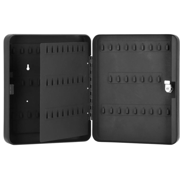 Cutie metalica din otel pentru 100 chei, echipata, 30x24x7cm, neagra [15]