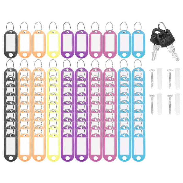 Cutie metalica din otel pentru 100 chei, echipata, 30x24x7cm, neagra [7]