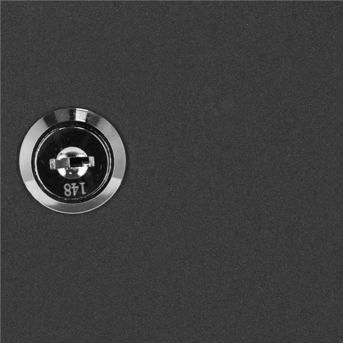 Cutie metalica din otel pentru 30 chei, echipata, 20x16x7.5cm, neagra [14]