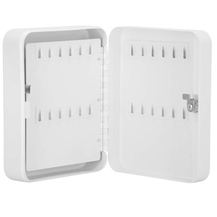 Cutie metalica din otel pentru 48 chei, echipata, 25x20x7.5cm, alba [9]