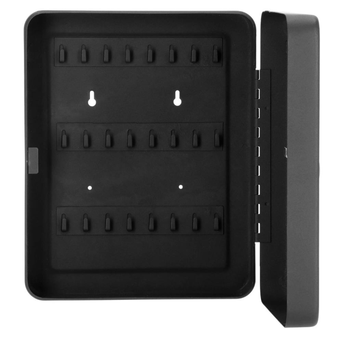 Cutie metalica din otel pentru 48 chei, echipata, 30x24x7.5cm, neagra [6]