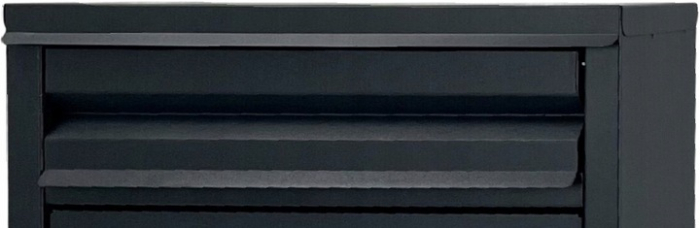 Cutie postala de exterior, pentru gard sau perete, din otel zincat, cu incuietoare, 32x8x25cm, gri inchis [5]