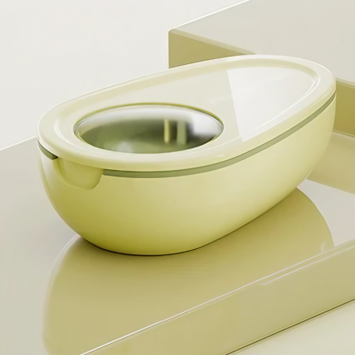 Cutie Taiat Pastile si Depozitare Medicamente, , Galbena, 8x5x2.65 cm, Compacta si Portabila, Ideala Pentru Calatorii [2]