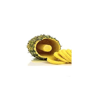 Feliator pentru Ananas, pentru Taiat Rondele in Spirala, din PVC Premium, Alb [5]