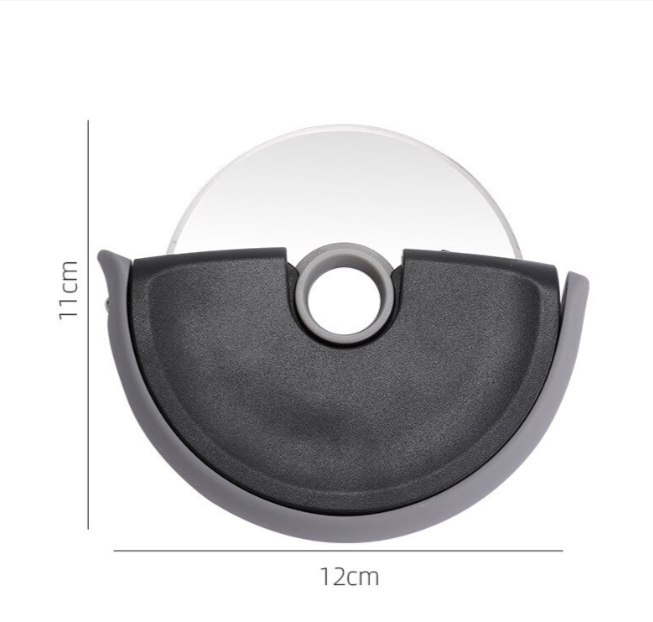 Cutit Circular pentru Pizza cu Lama din Otel Inoxidabil si Maner Antialunecare, 12 x 11 cm, ORIGINAL DEALS [2]