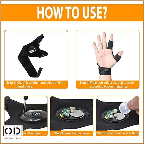manusi de lucru cu led Manusi cu led manusi cu lumini led manusi cu lanterna manusi de lucru cu protectie manusi de protectie cu led manusa cu iluminare led [14]