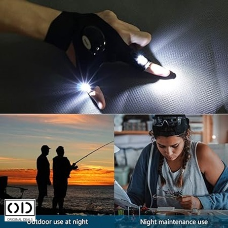 manusi de lucru cu led Manusi cu led manusi cu lumini led manusi cu lanterna manusi de lucru cu protectie manusi de protectie cu led manusa cu iluminare led [9]