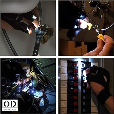 manusi de lucru cu led Manusi cu led manusi cu lumini led manusi cu lanterna manusi de lucru cu protectie manusi de protectie cu led manusa cu iluminare led [20]