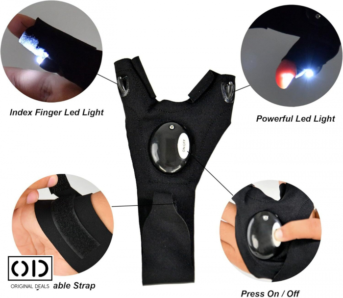 manusi de lucru cu led Manusi cu led manusi cu lumini led manusi cu lanterna manusi de lucru cu protectie manusi de protectie cu led manusa cu iluminare led [25]