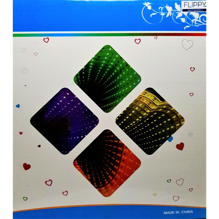 Decoratiune Luminoasa cu Baterii/Cablu Neon Flamingo Love 20 cm Alb Rece [4]