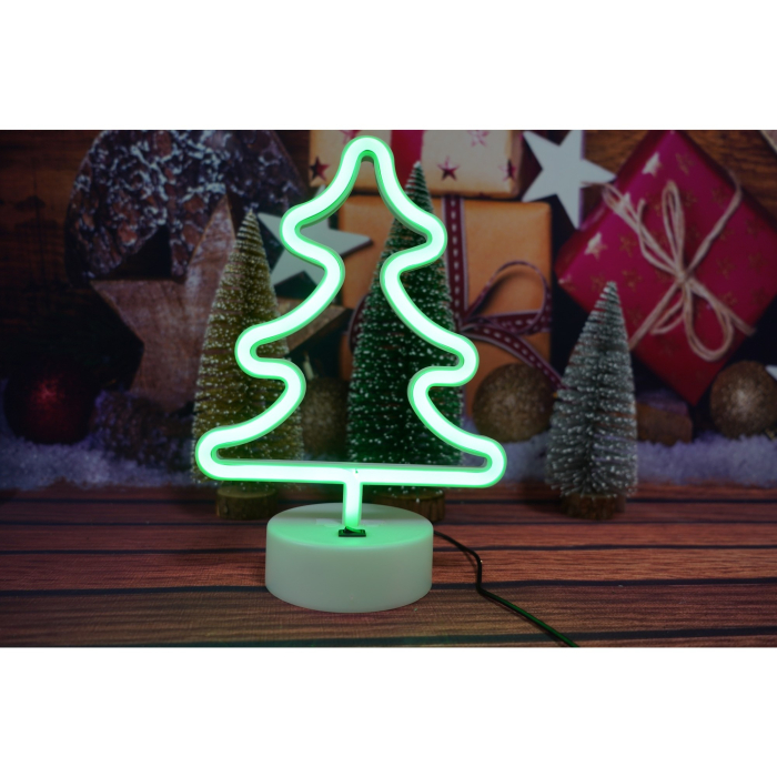 Decoratiune luminoasa, Tip Brad, cu baterii/USB [6]